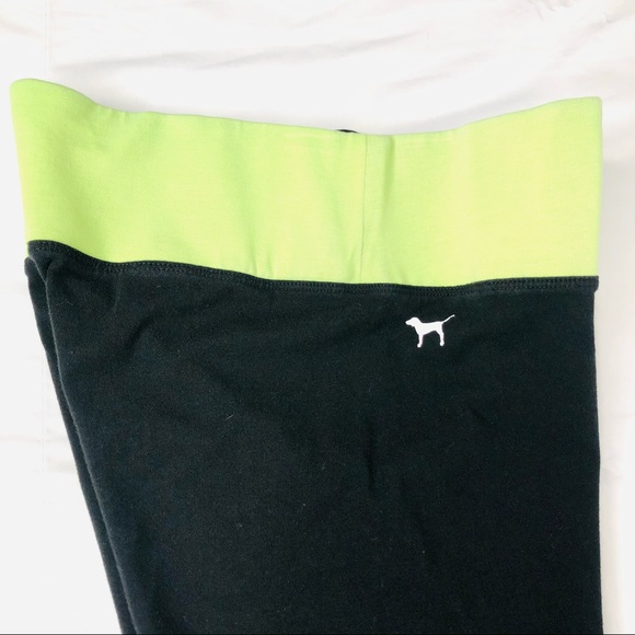 PINK “I Hate Running” Graphics Black Yoga Pants XS - Picture 6 of 12